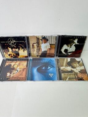 Garth Brooks CD Lot 6 Limited Series Sevens Scarecrow Double Live Fresh Horses